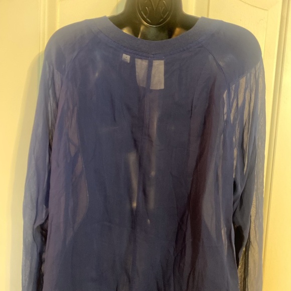 “ONE FINE DAY” Anthropologie Sheer Blouse - Picture 11 of 14